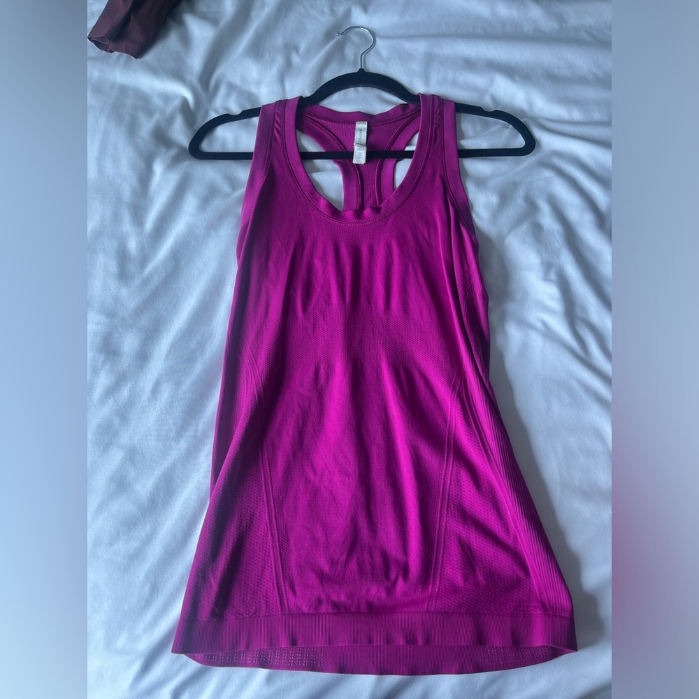 Athleta tank purple pink color